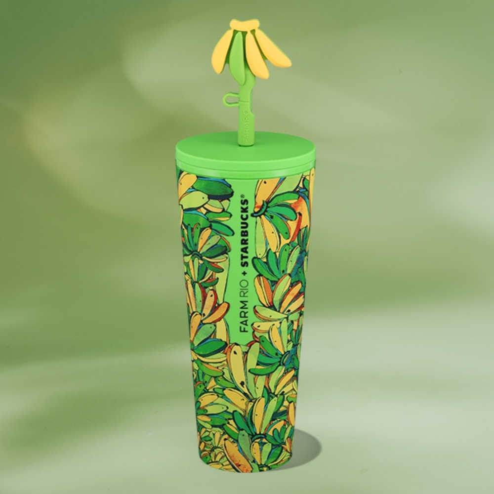 Farm Rio + Starbucks Board Banana Tumbler